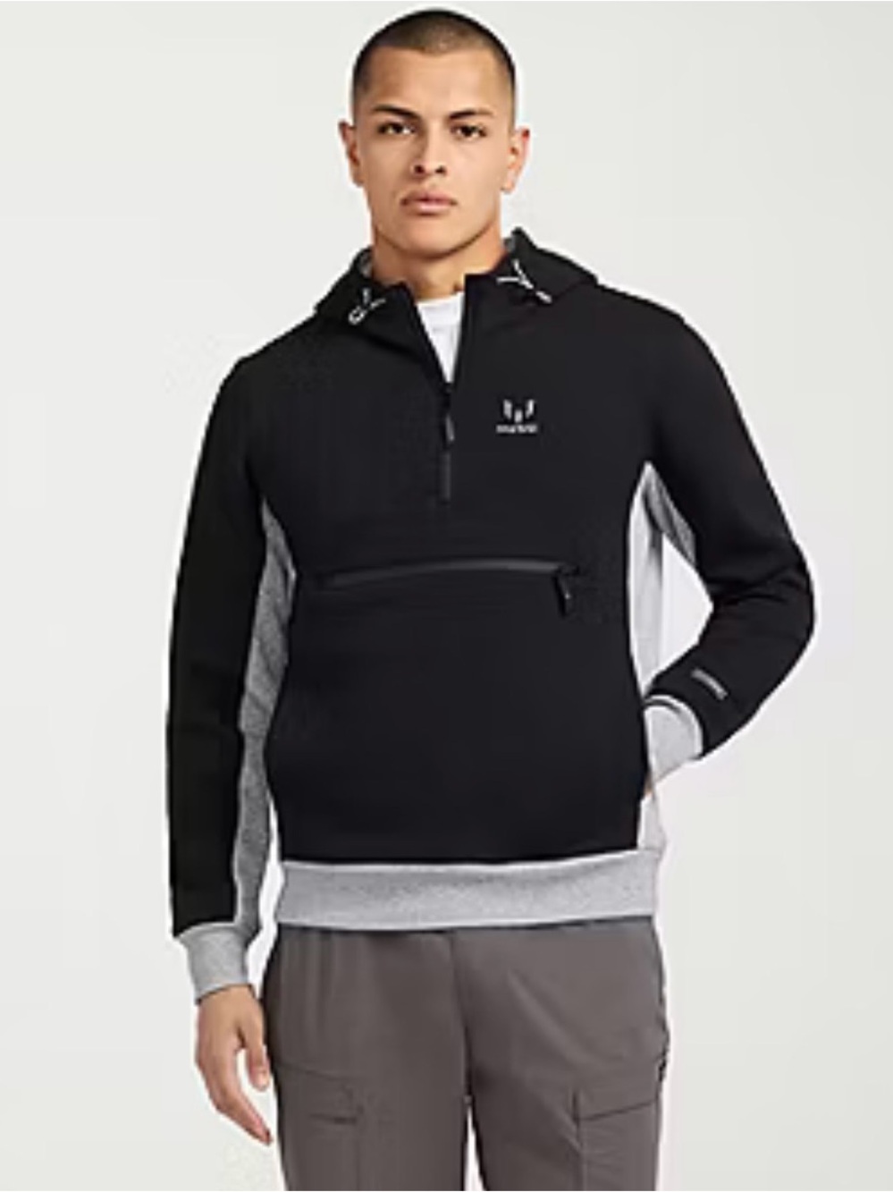 MESSI Collection Mens Long Sleeve Fleece Zipper Active Hoodie